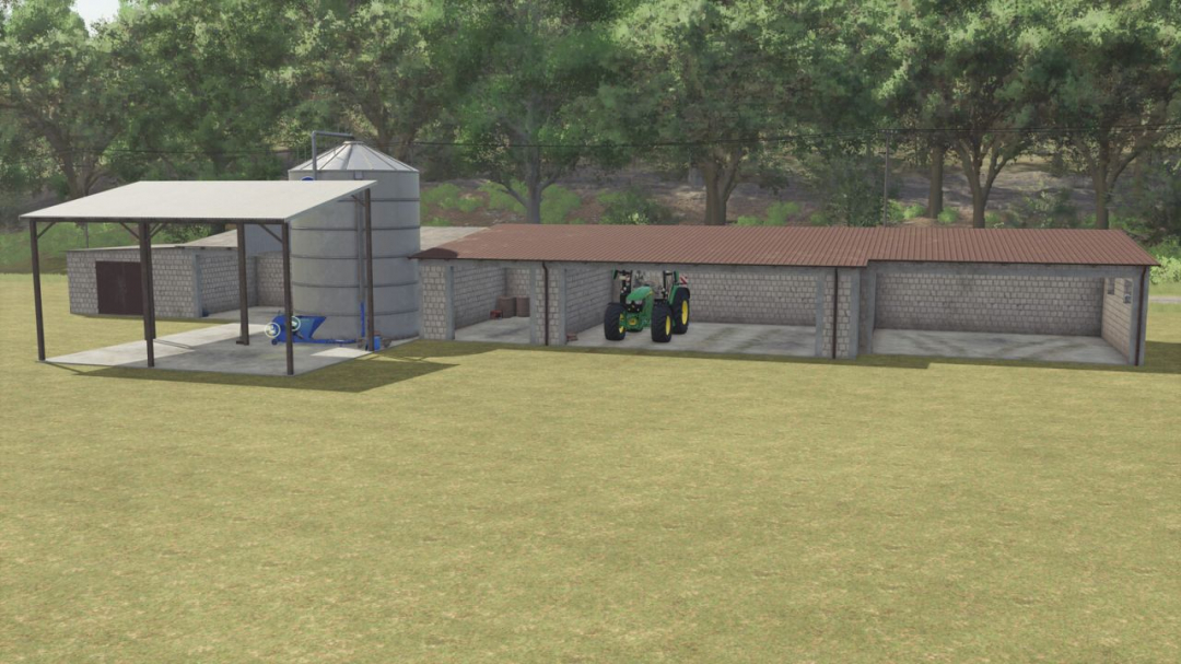 Package Cowshed With Garage And Silo V1.0