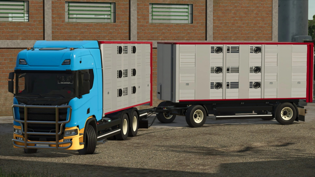 Scania R Animal Transport Truck v1.0