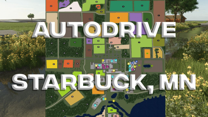 fs25-mods,  AutoDrive Starbuck MN V2.0