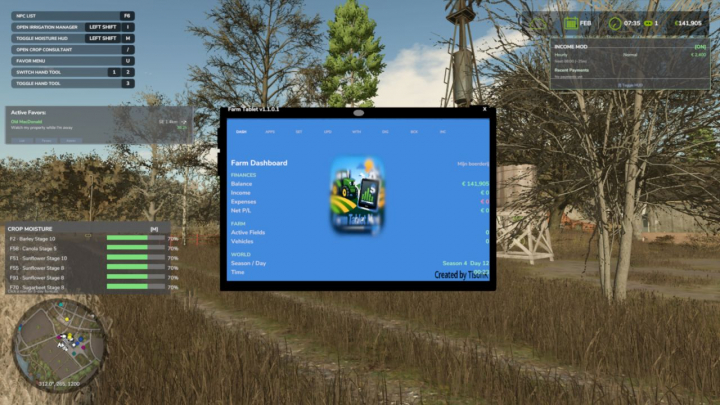 fs25-mods,  Farm Tablet V1.1.0.6