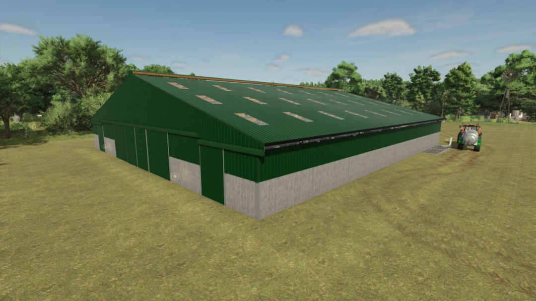 Eight Bay Double Cow Shed V1.0