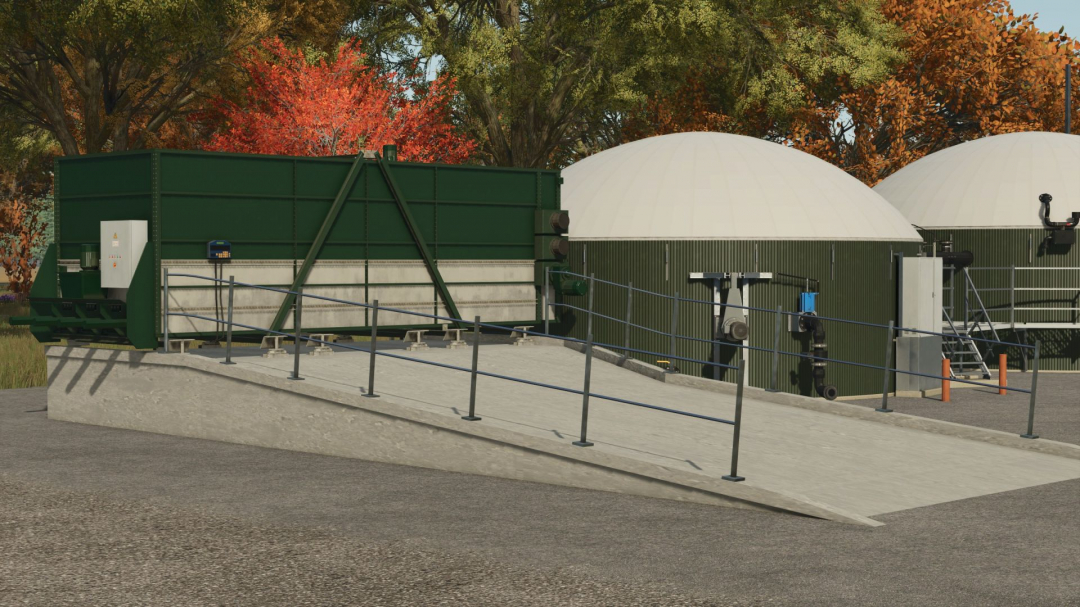 Highly efficient biogas plant with 99kW output V1.0