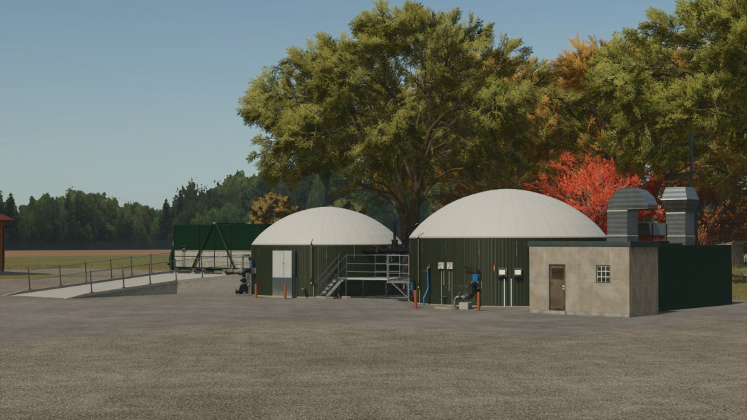 Highly efficient biogas plant with 99kW output V1.0