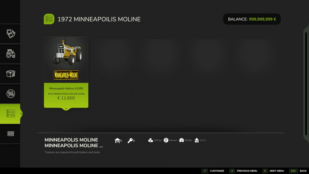Minneapolis Moline G1355 V1.0
