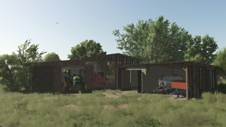 fs25-mods,  Barn with shed V1.0