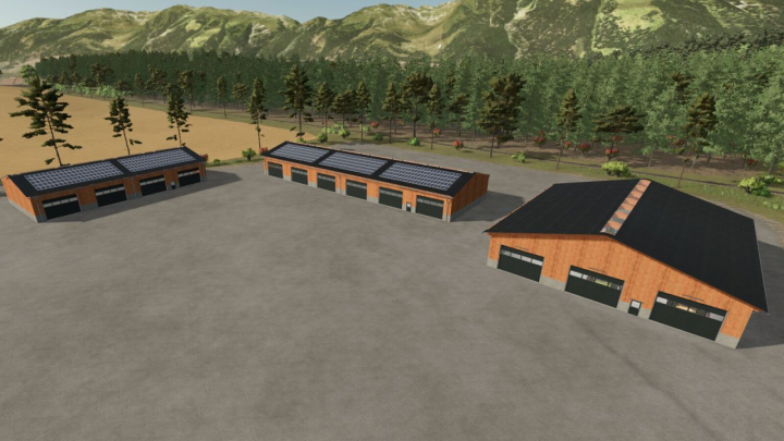 fs25-mods,  Drivethrough Halls Pack V1.0