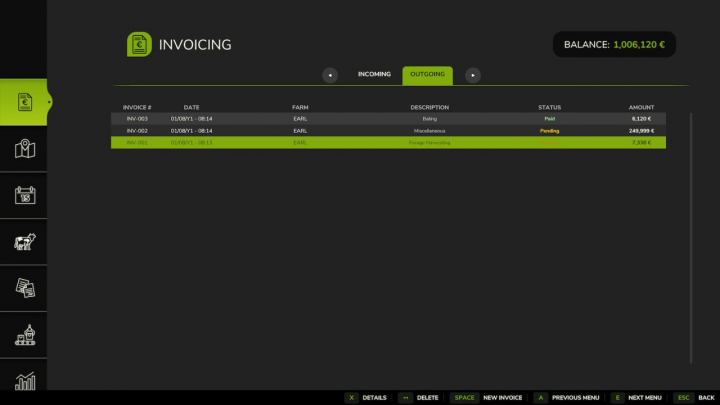 fs25-mods,  Invoices V1.0