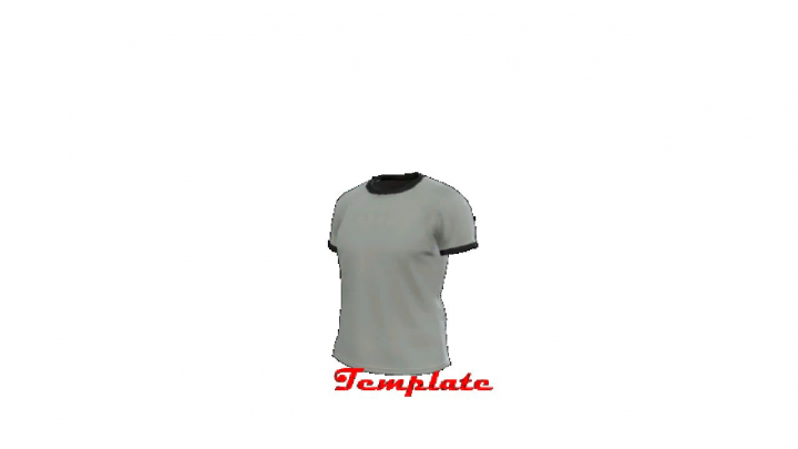 fs25-mods, Template TShirt (WCA) V1.0