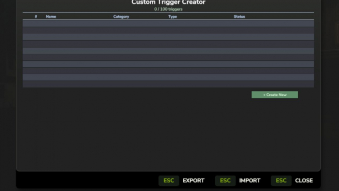 Custom Trigger Creator V1.0.1