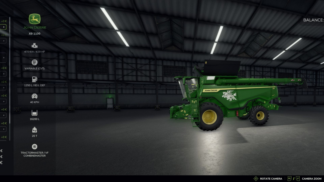 John Deere X9 1100 v1.0