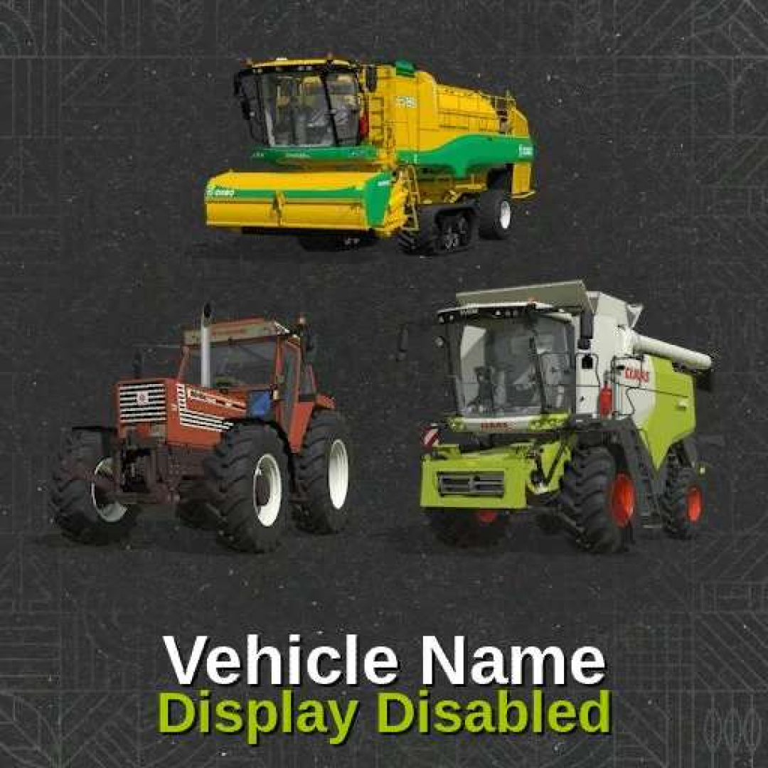 No Vehicle Name Display v1.0