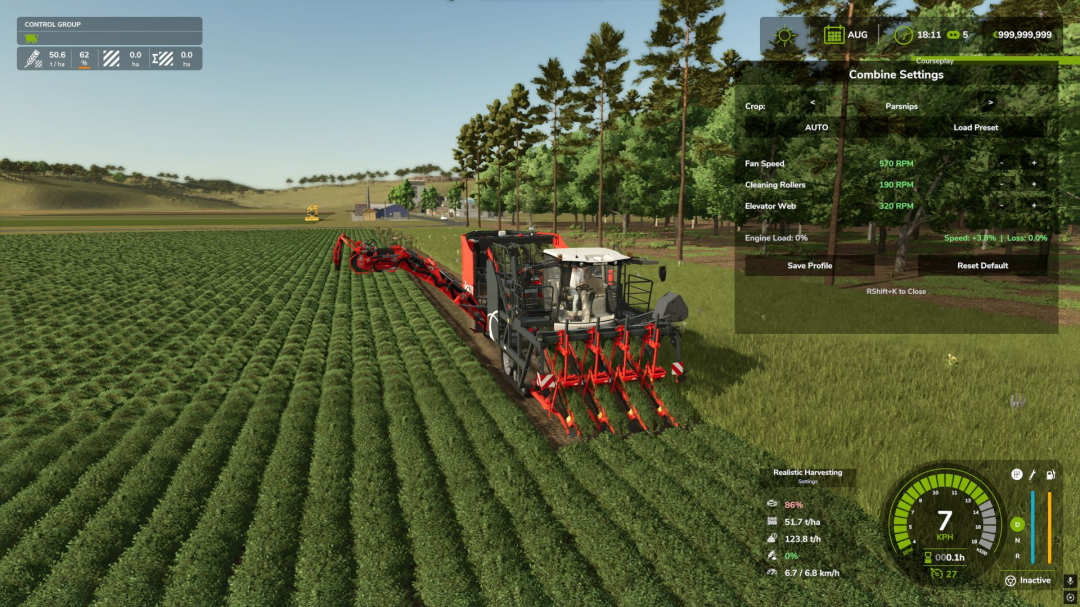 Realistic Harvesting V1.4.2