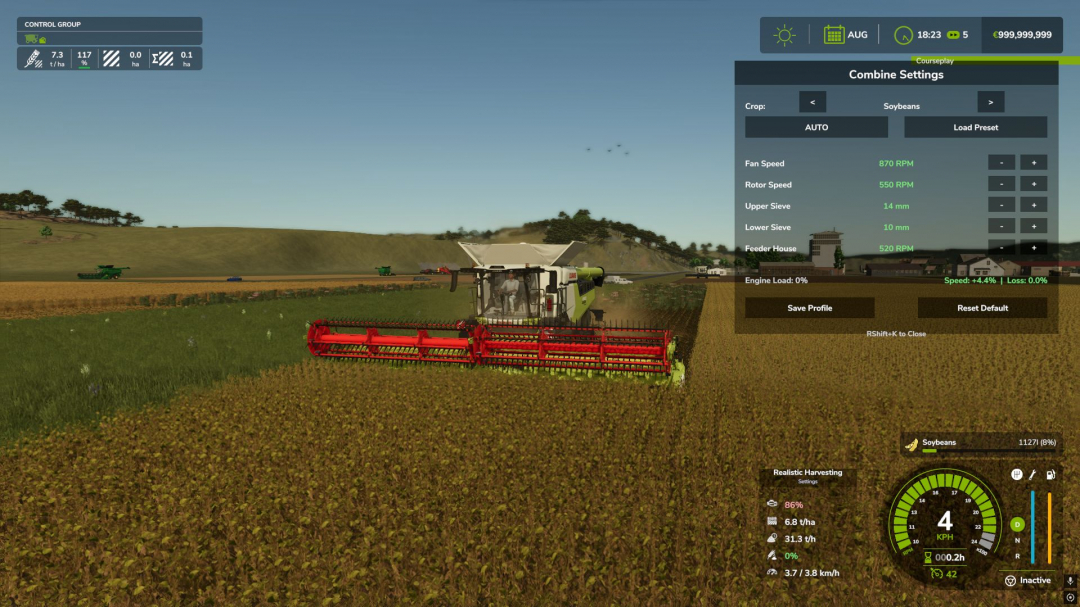 Realistic Harvesting V1.4.2