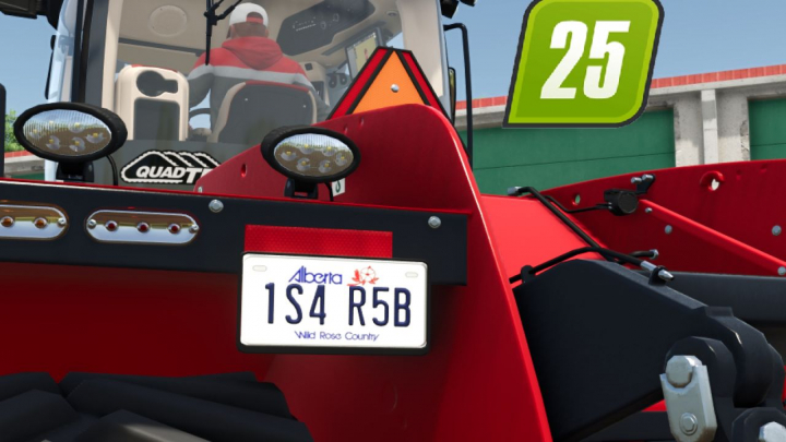 fs25-mods,  Alberta License Plate V1.0