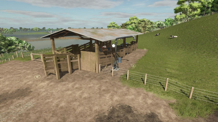 fs25-mods,  Brazilian Cow Pen With Loader V1.0