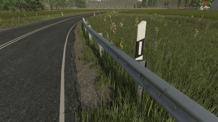 fs25-mods,  German Small Road Poles (Prefab) V1.0