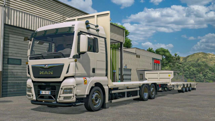 fs25-mods,  MAN TGX 6×2 Straw Bale Truck v2.0