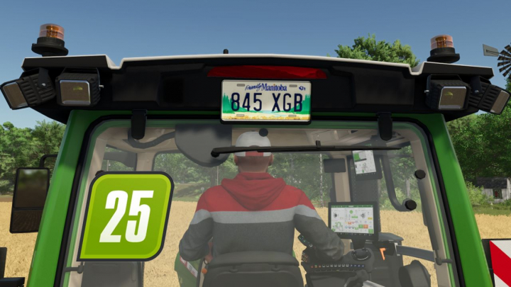 fs25-mods,  Manitoba License Plate V1.0