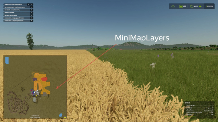 fs25-mods,  Mini Map Layer V1.0.2