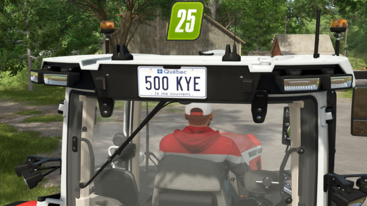 fs25-mods,  Quebec License Plate V1.0