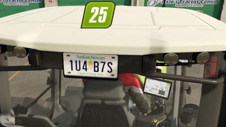 fs25-mods,  Saskatchewan License Plate V1.0