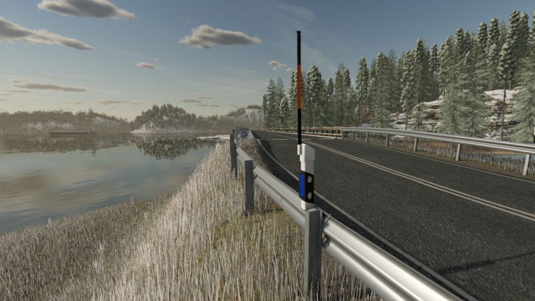 German Small Road Poles (Prefab) V1.0