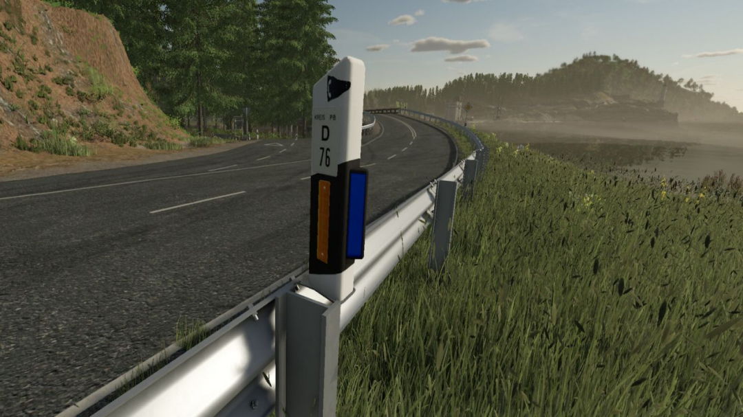 German Small Road Poles (Prefab) V1.0