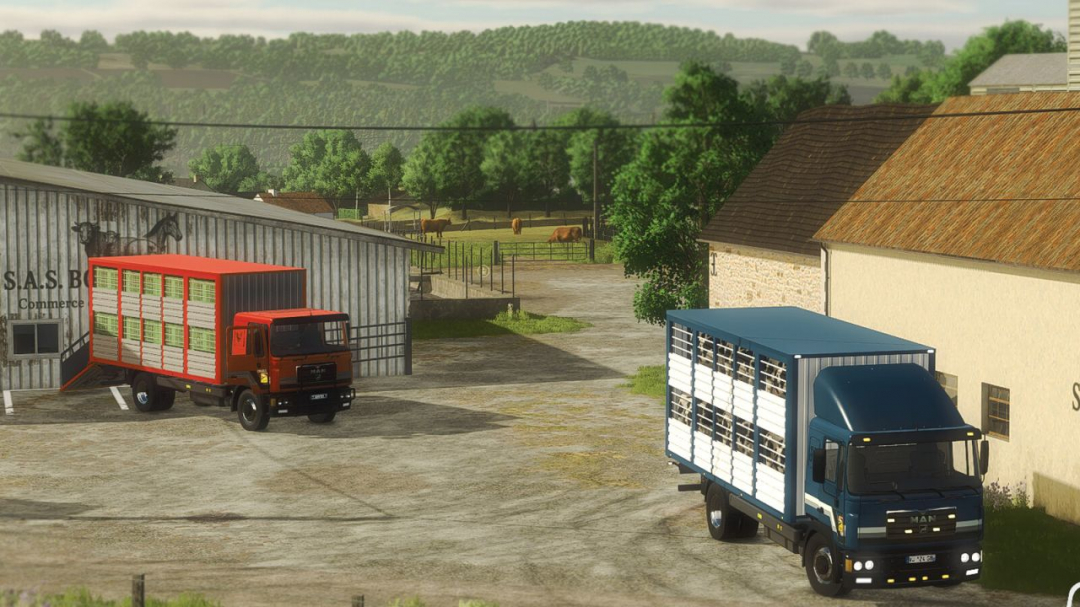 Livestock Transporter MAN 19.403 V1.0