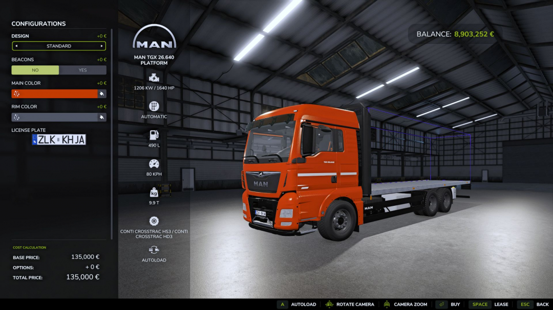 MAN TGX 26640 Autoload V1.0
