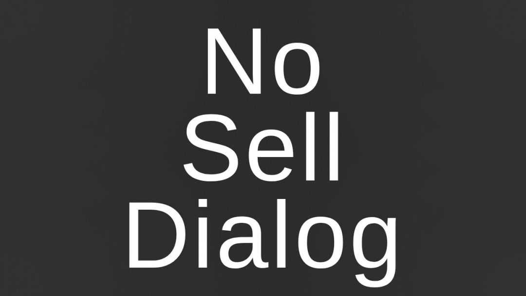 No Sell Dialog V1.0
