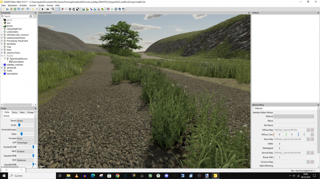 Oad and field path textures for map creation V1.0