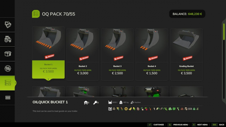 fs25-mods,  OQ PACK 70/55 V1.0