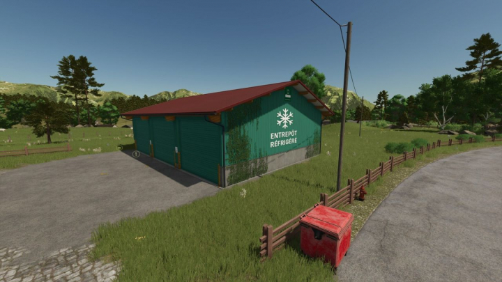 fs25-mods,  Refrigerated Warehouse V1.0