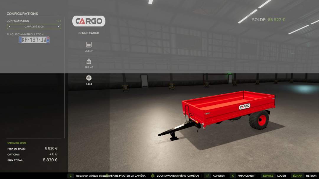 1 Axle Cargo Tipper V1.0