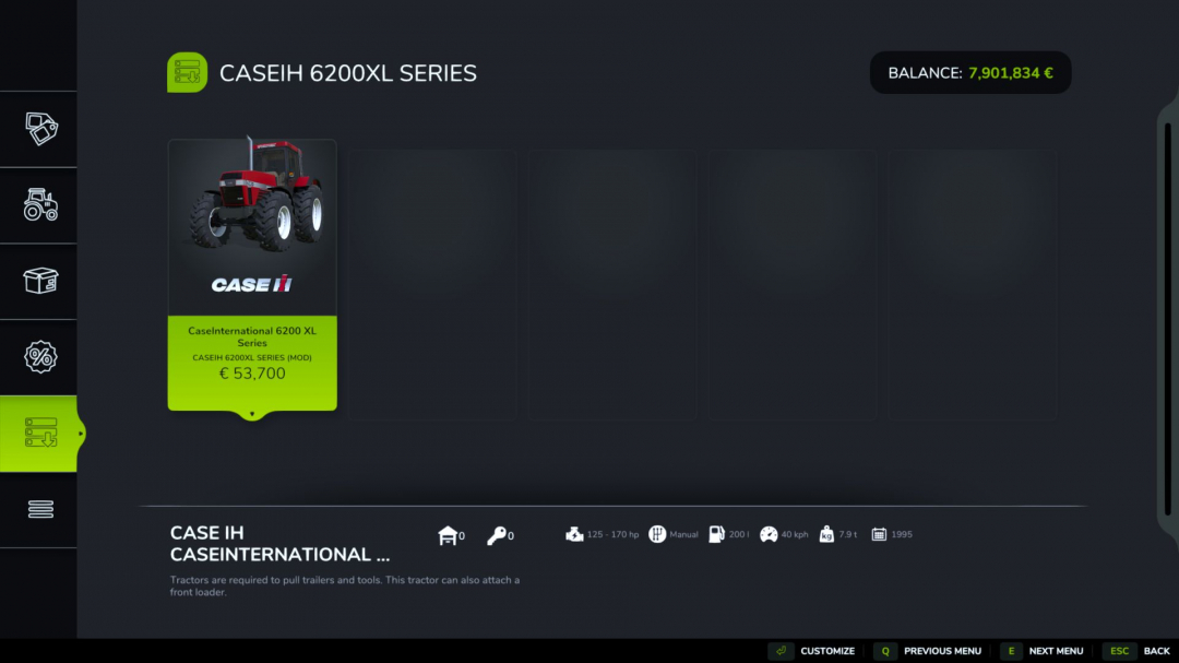 Case IH 6200 XL Series V1.1