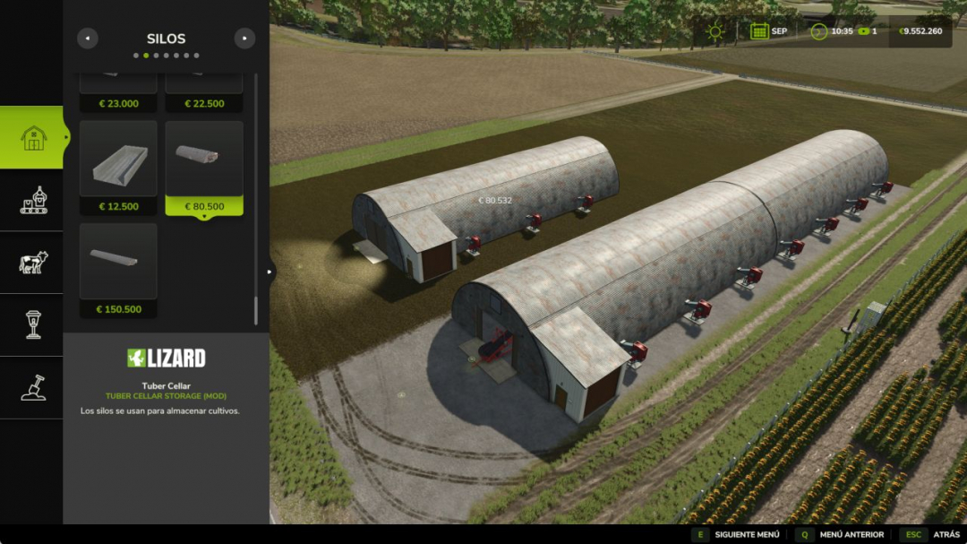 Tuber Cellar Storage V1.0