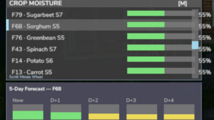 fs25-mods, Seasonal Crop Stress V1.0.9