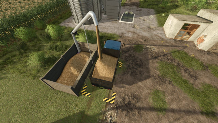 fs25-mods,  Storage For Stones, Woodchips And Manure V1.0