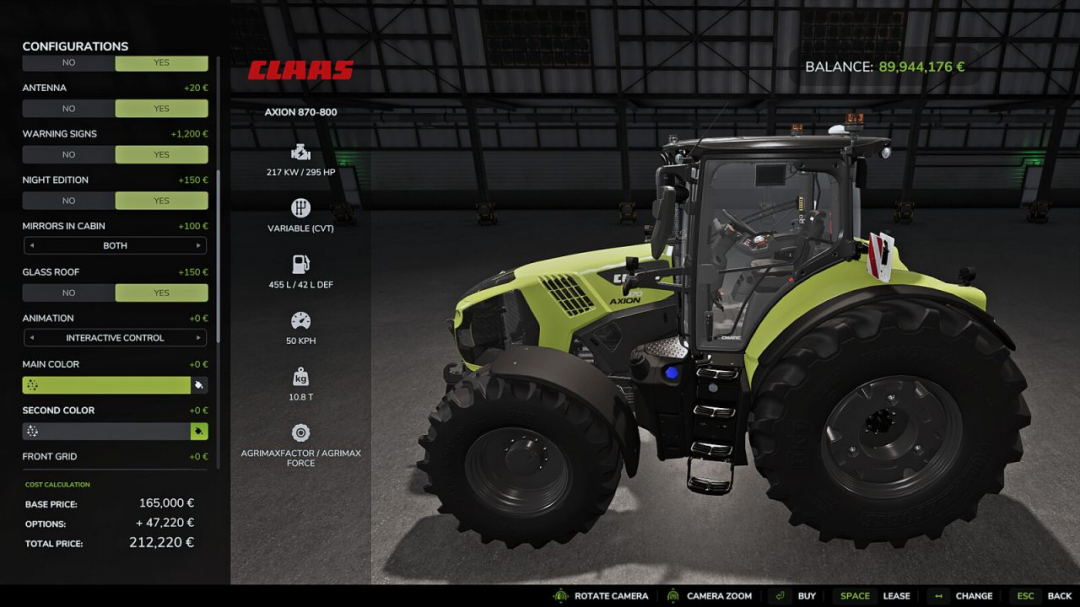 CLAAS AXION 870-800 V1.1