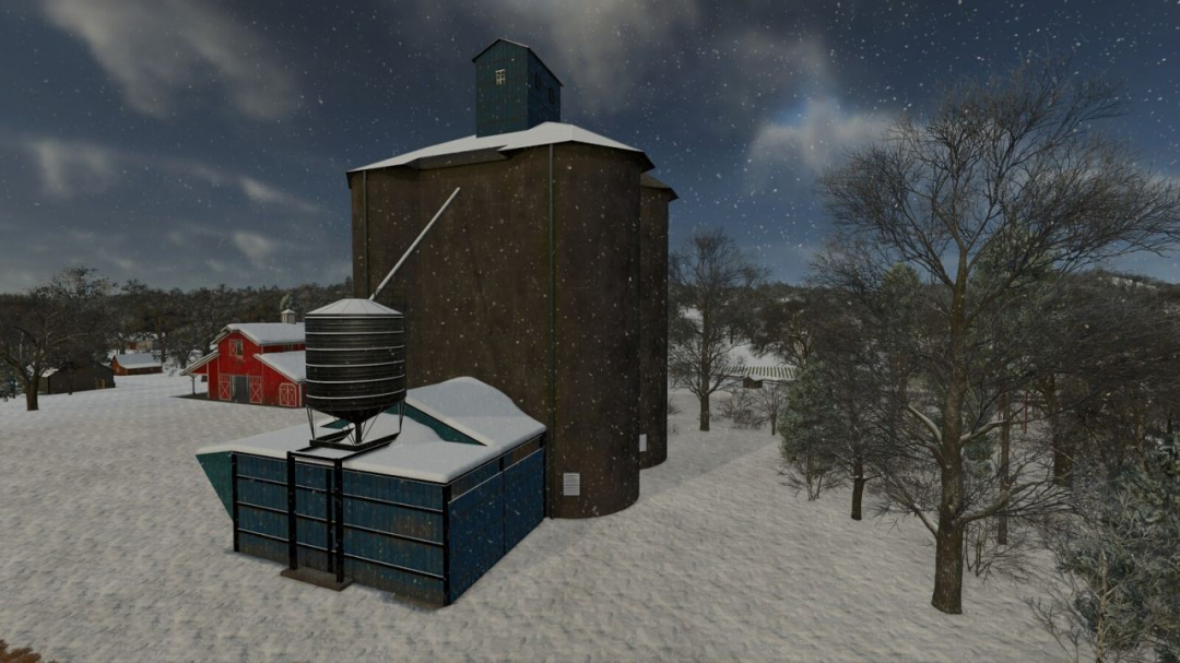 Large Concrete Grain Silo V1.0
