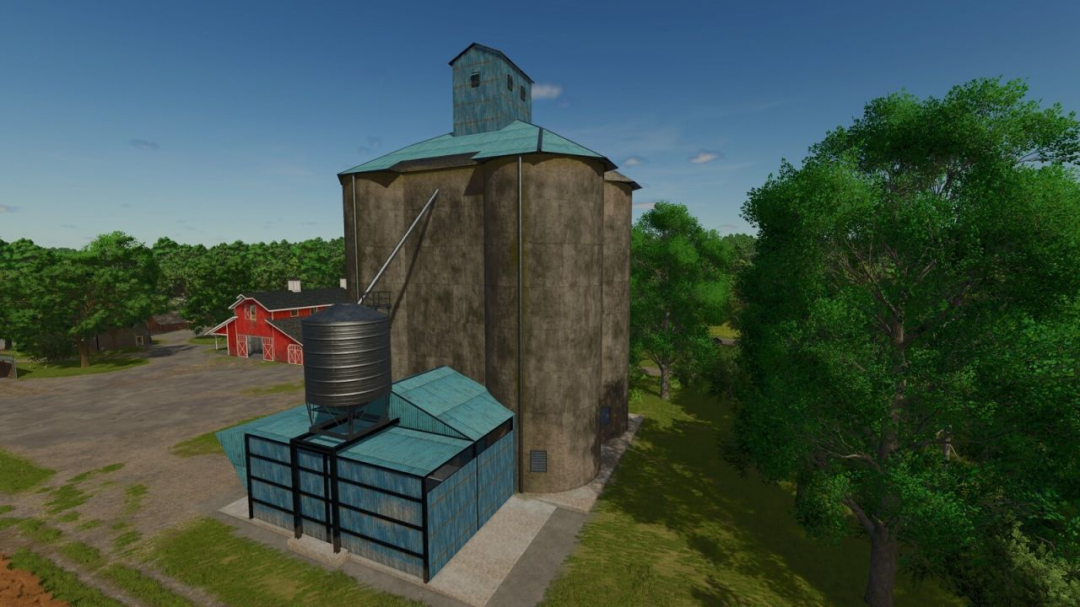 Large Concrete Grain Silo V1.0