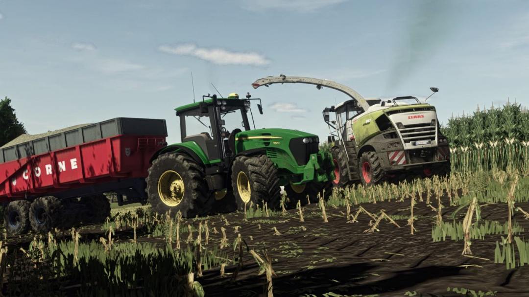 Realistic 6.1L JohnDeere 4VCR Straightpipe Sound (Prefab) V1.0