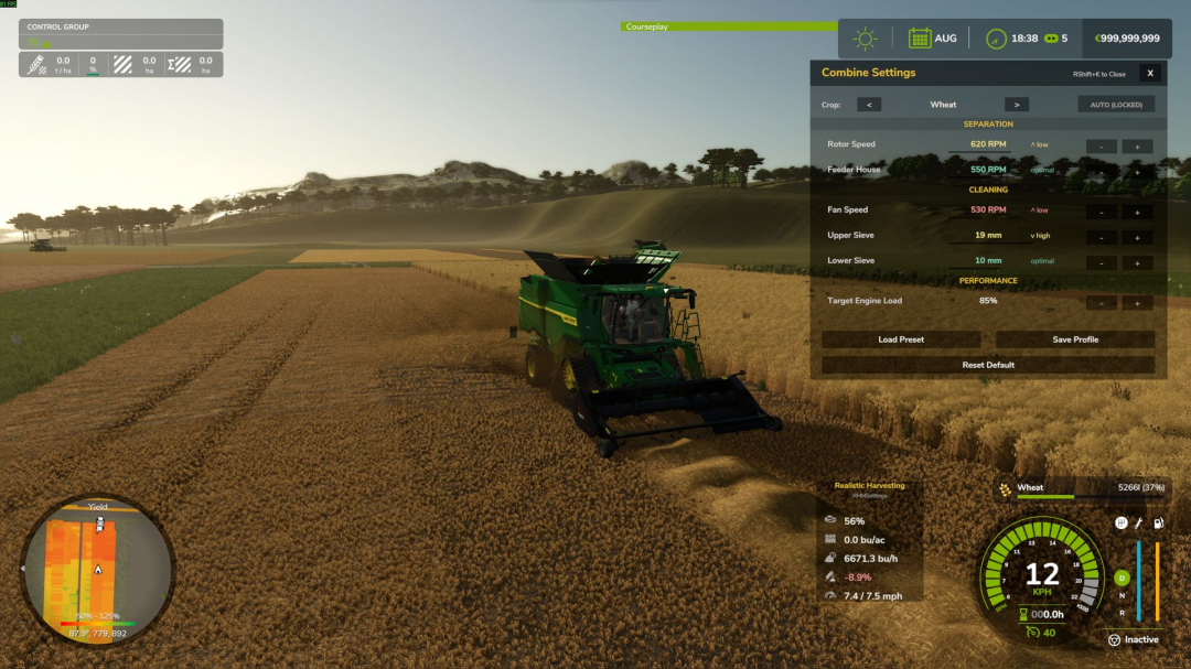 Realistic Harvesting V1.4.3