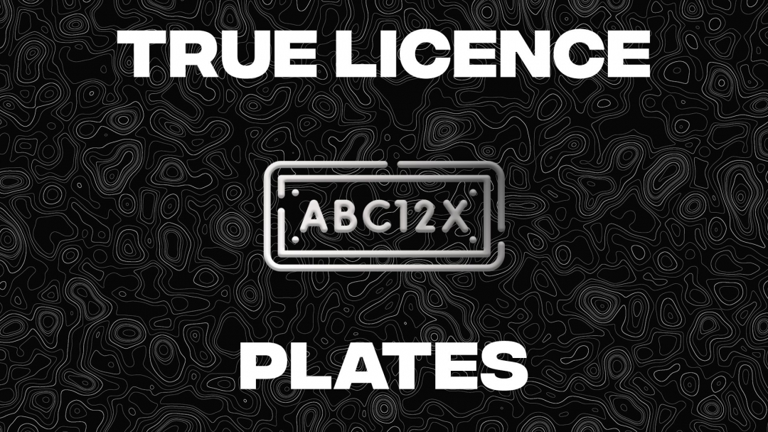 True Licence Plate V1.0