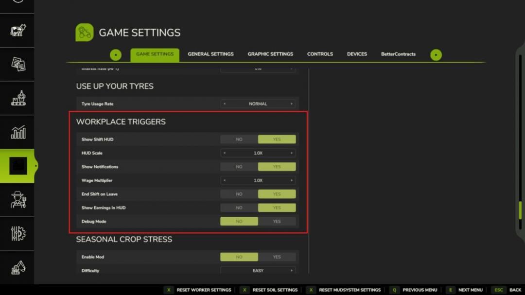 Workplace Triggers V1.0.9