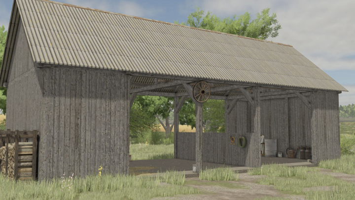 fs25-mods,  Old Open Barn V1.0