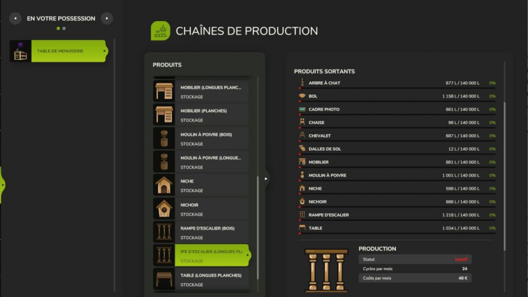 Carpentry Table V1.0