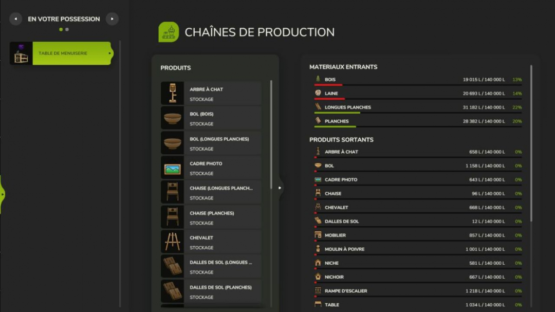 Carpentry Table V1.0