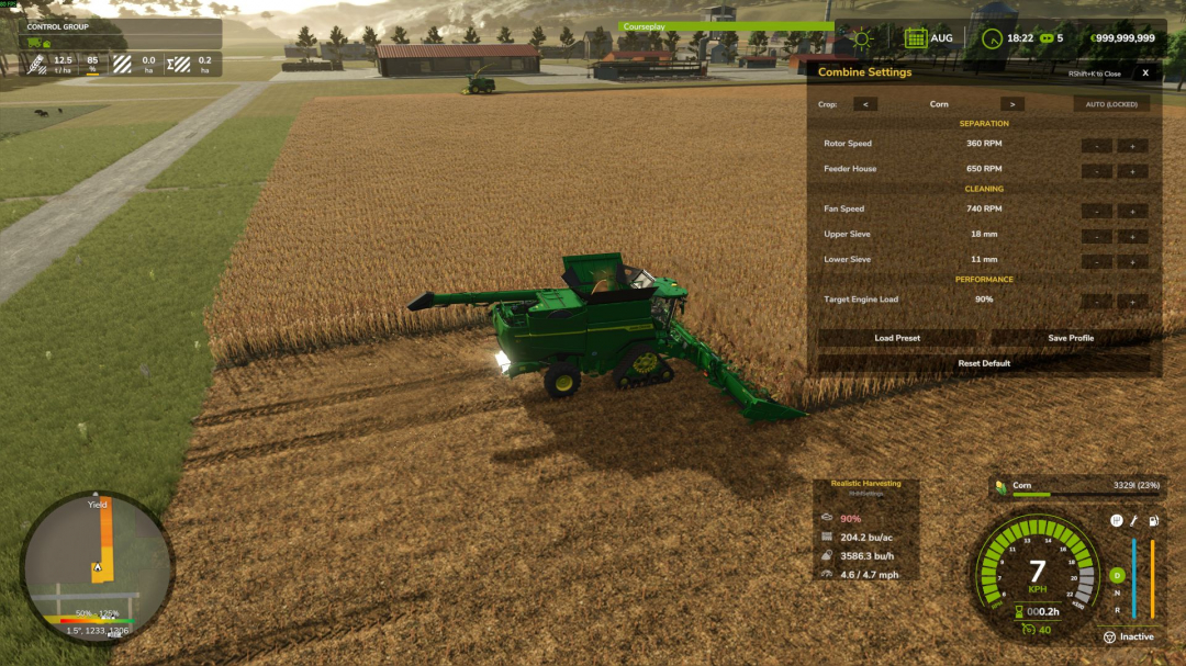 Realistic Harvesting V1.4.3.1