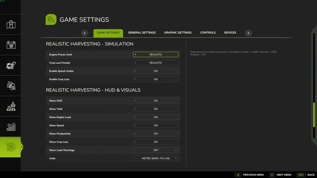 Realistic Harvesting V1.4.3.1